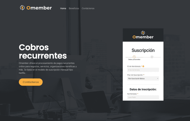 Omember - Sistema de Cobros Recurrentes